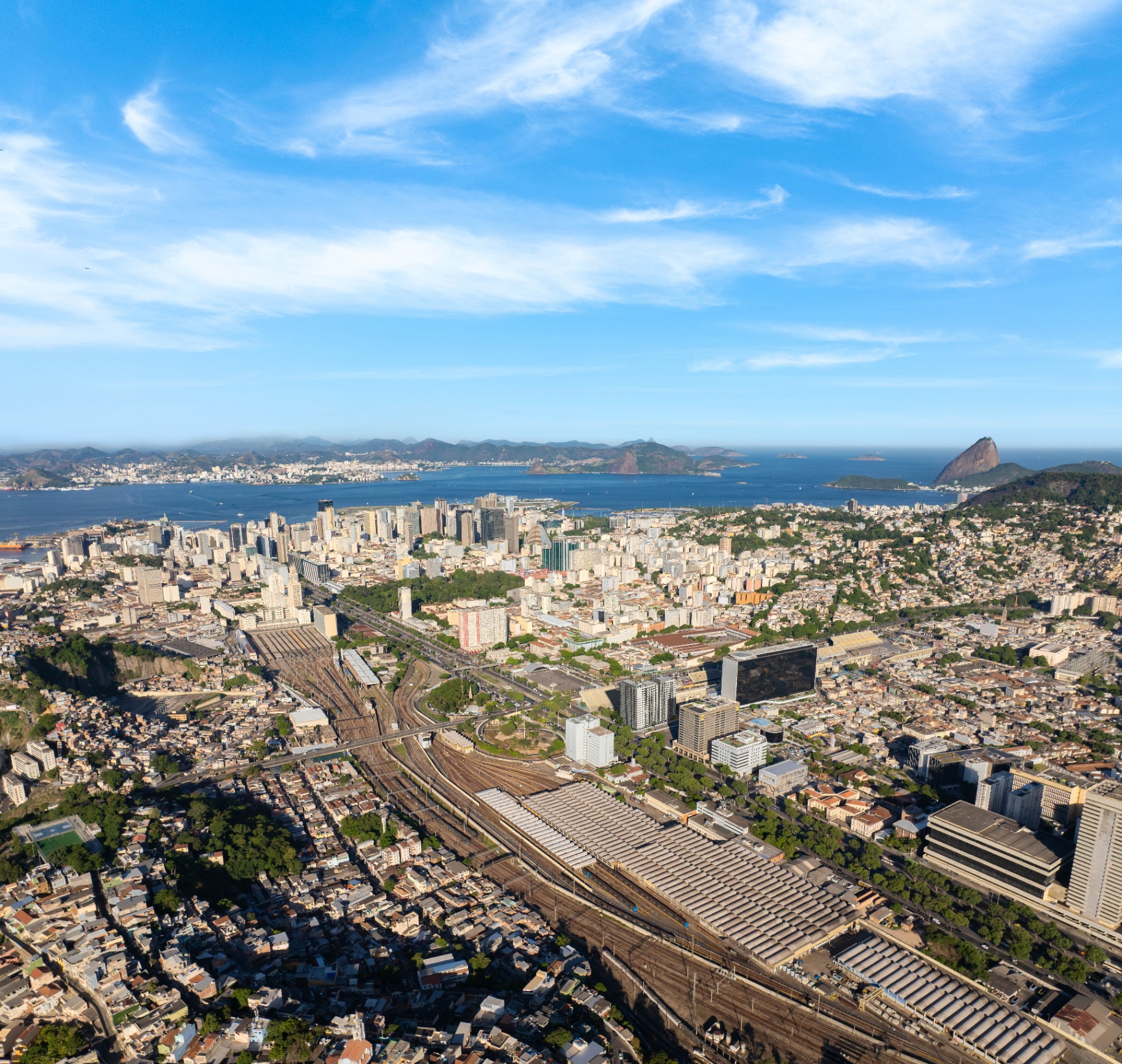 Vista aérea do Rio de Janeiro